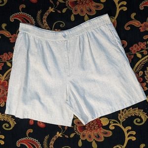 LIA Beige Linen Shorts, XL